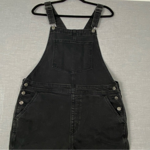 Old Navy Black Overalls Classic Denim Style - Picture 3 of 12